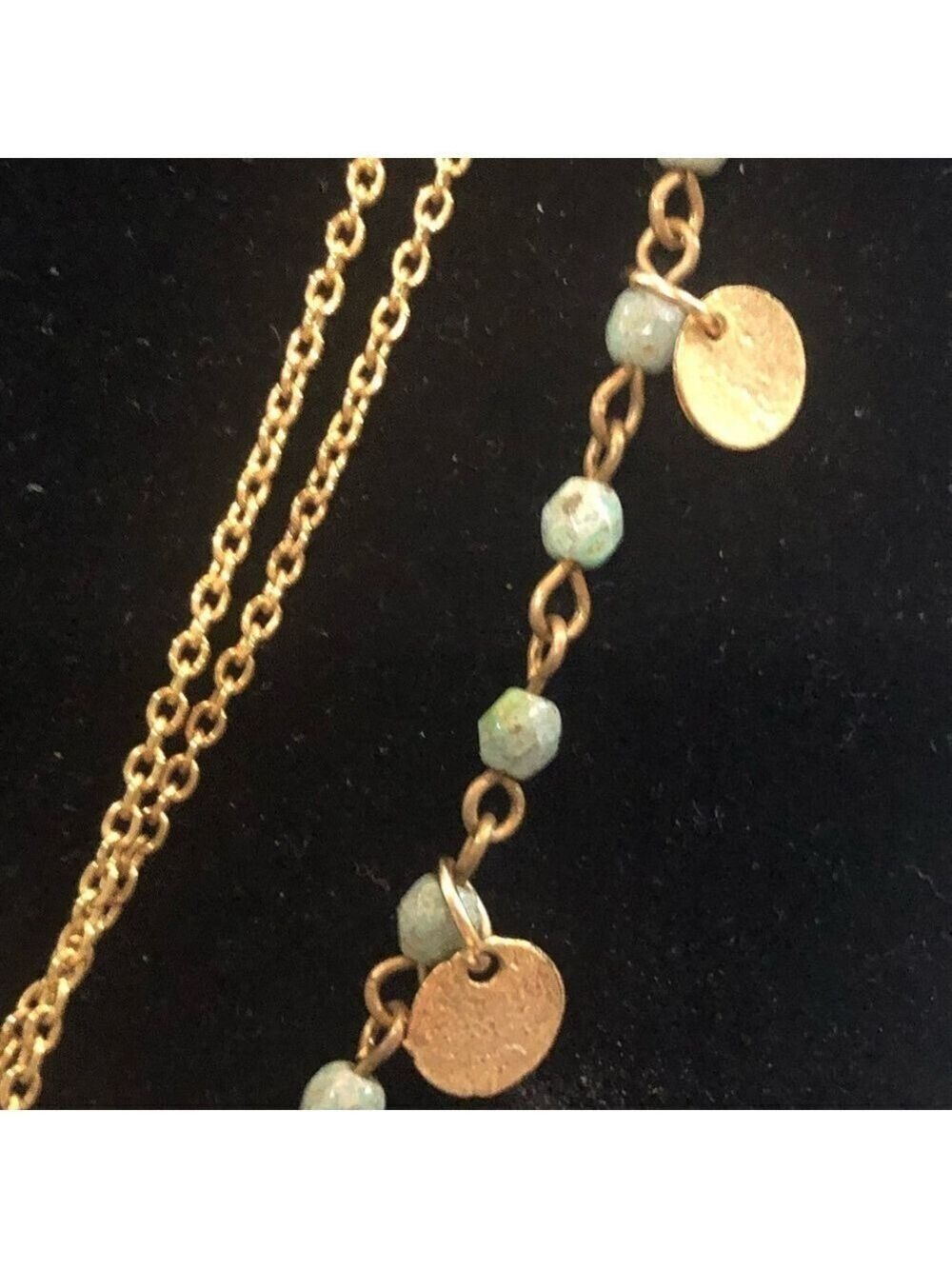 Gold Multi-Layered Star Pendant Necklace - Picture 4 of 7